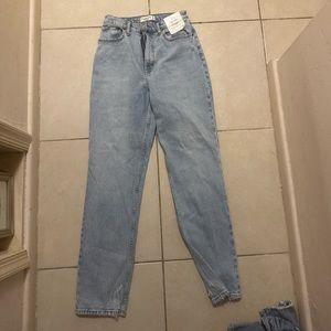 Abercrombie Curve Love Ultra Straight High Rise Jeans